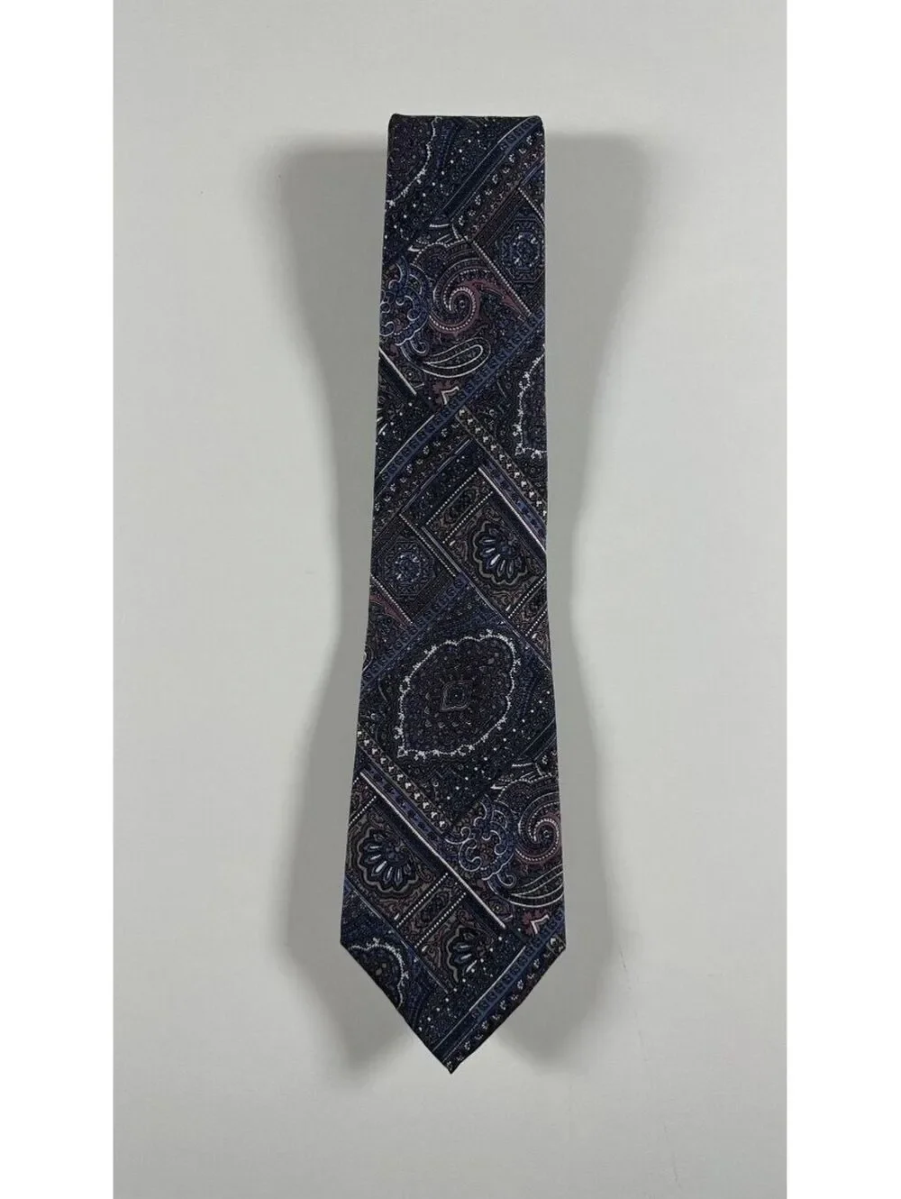 Christian Dior Tie Blue/ Pink Pattern